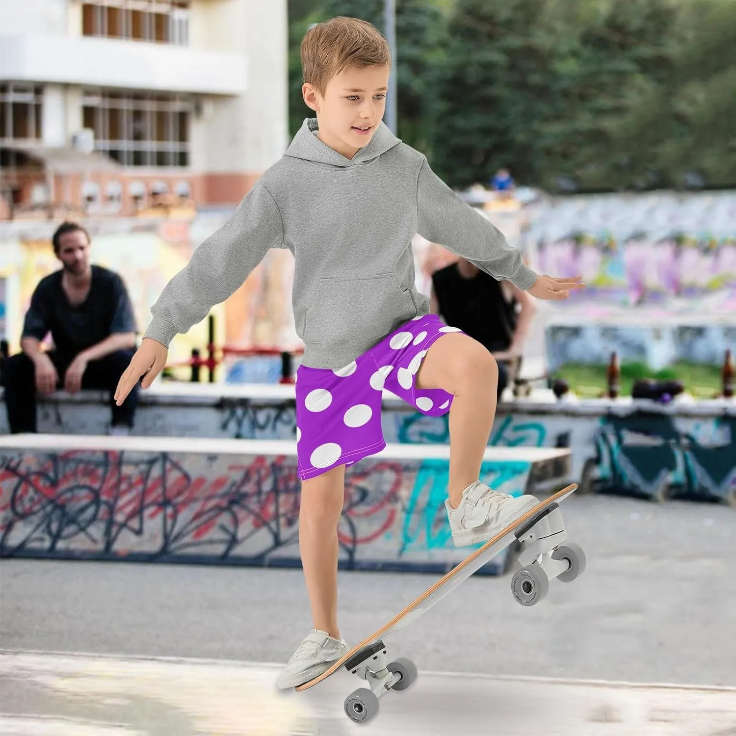 Boys Athletic Shorts Size 7-15 Boys' Casual Shorts with Pockets Elastic Waist Summer Kids Bottom for Sports Homewear
