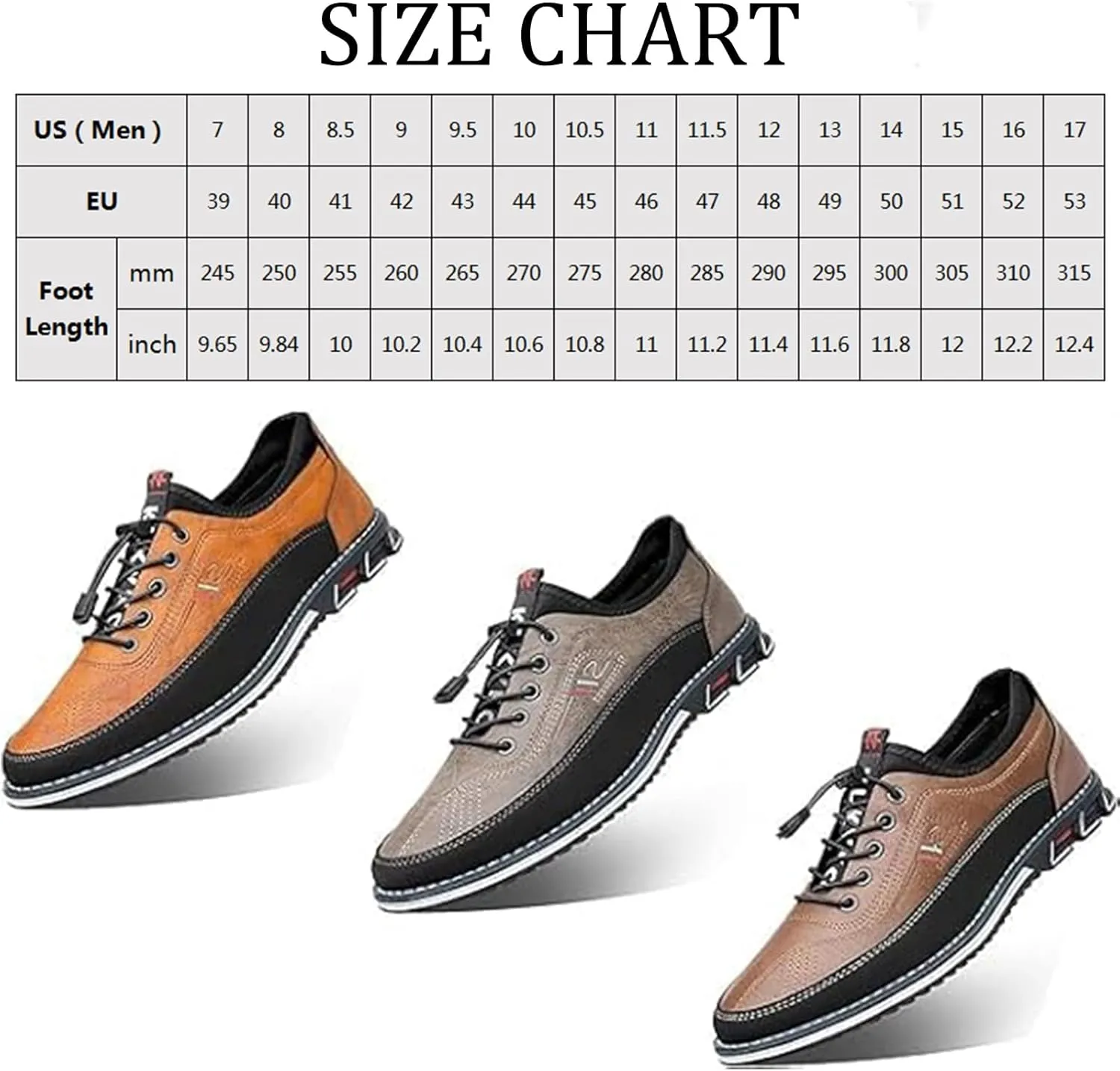 Buybuymen Orthopedic Shoes, Buybuymen Men's Fashion Orthopedic Shoes, Adjustable Lace-Up Lightweight Formal Business Shoes, Driving Working Walking Party Oxfords Leather Loafers(Brown,US 8)