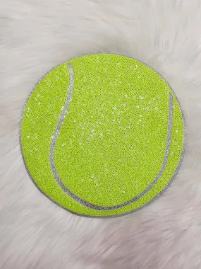 Large Sequin Tennis Ball Patch