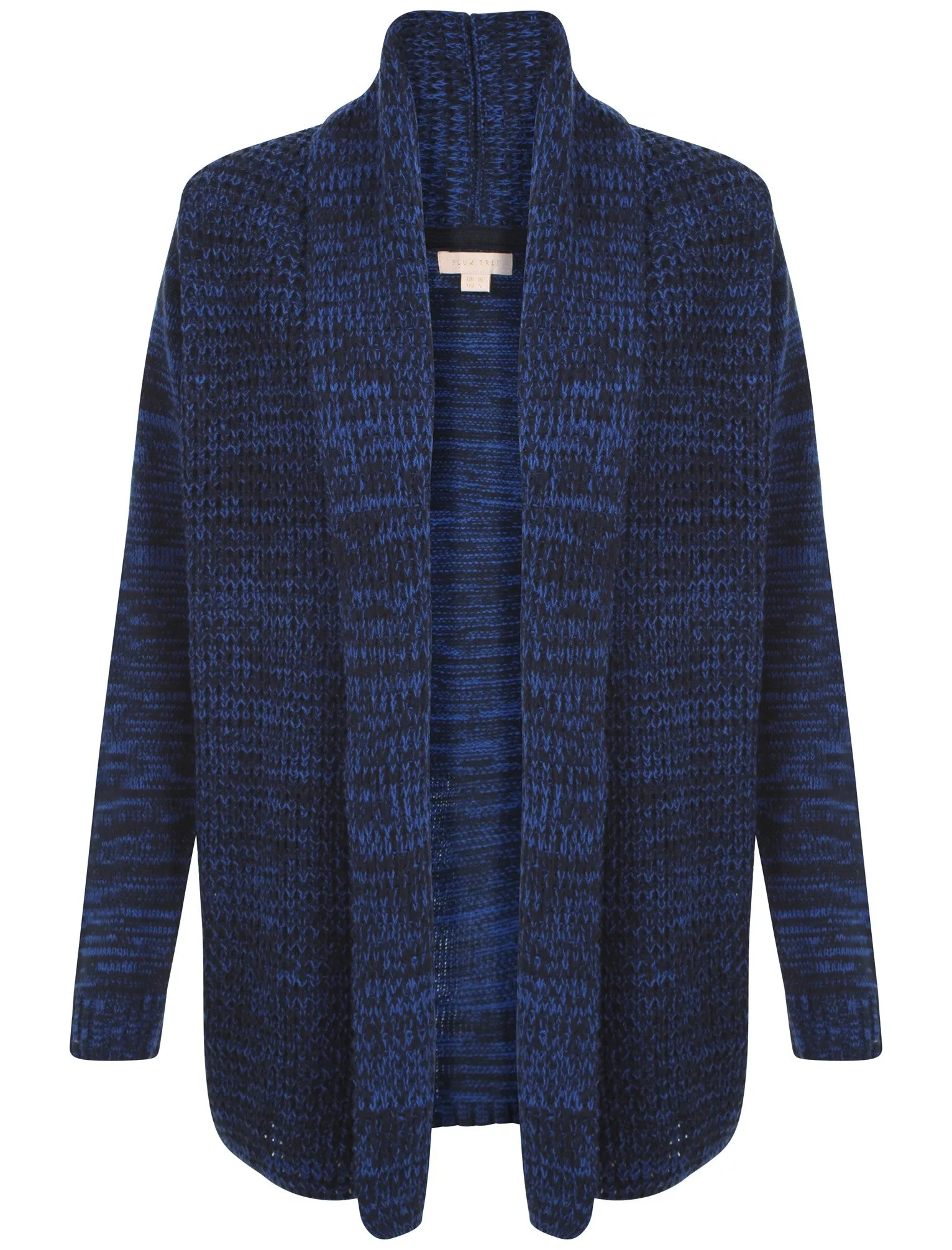 Plum Tree Oak Cardigan in Navy Blue & Turkish Sea