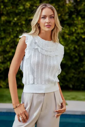 Stella Crochet Sweater Tank
