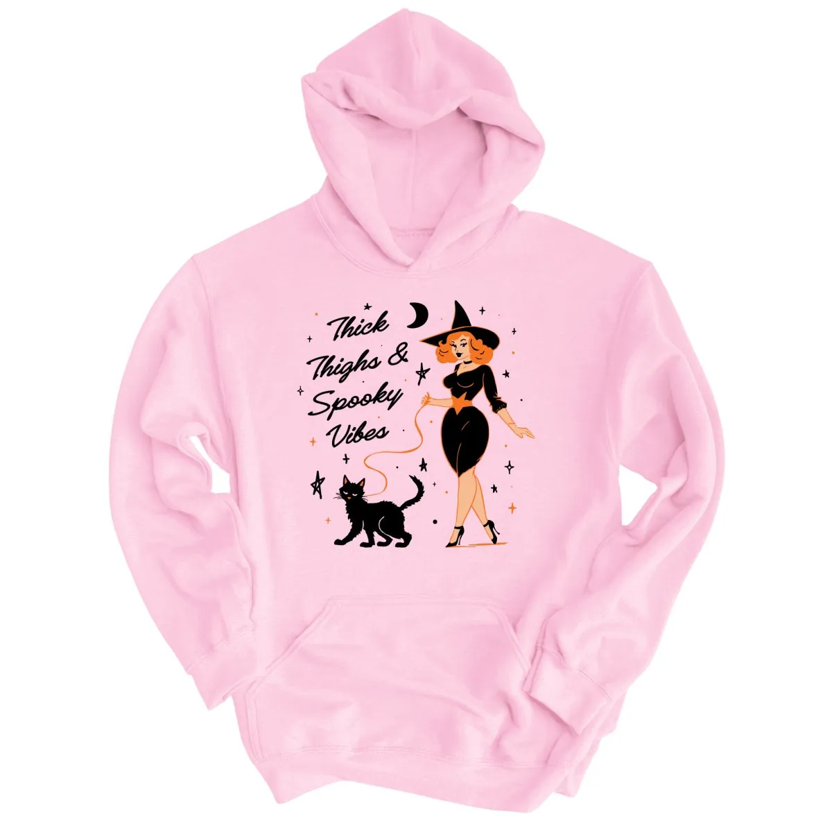Thick Thighs and Spooky Vibes Hoodie