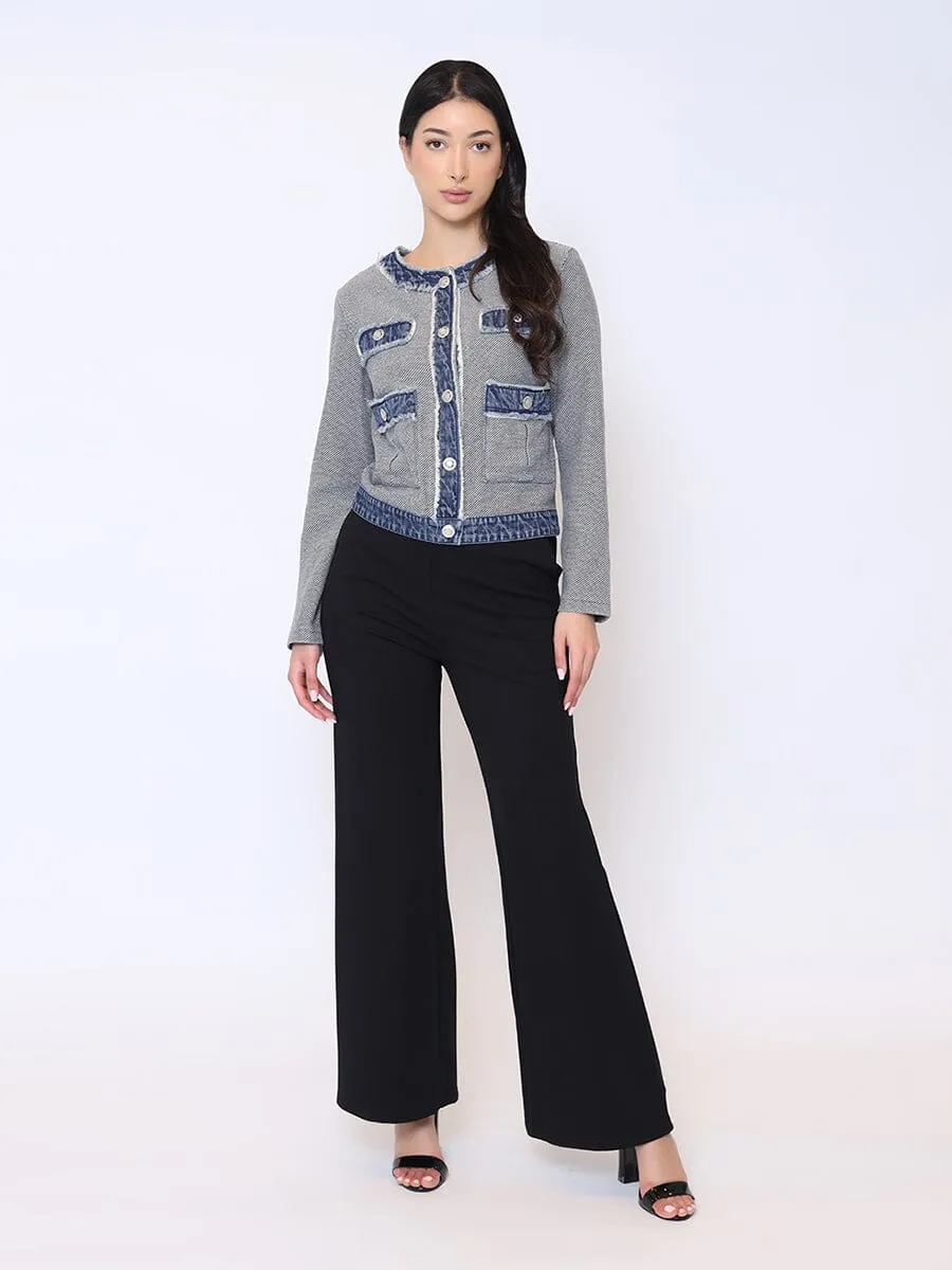 TWO TONE DENIM JACKET
