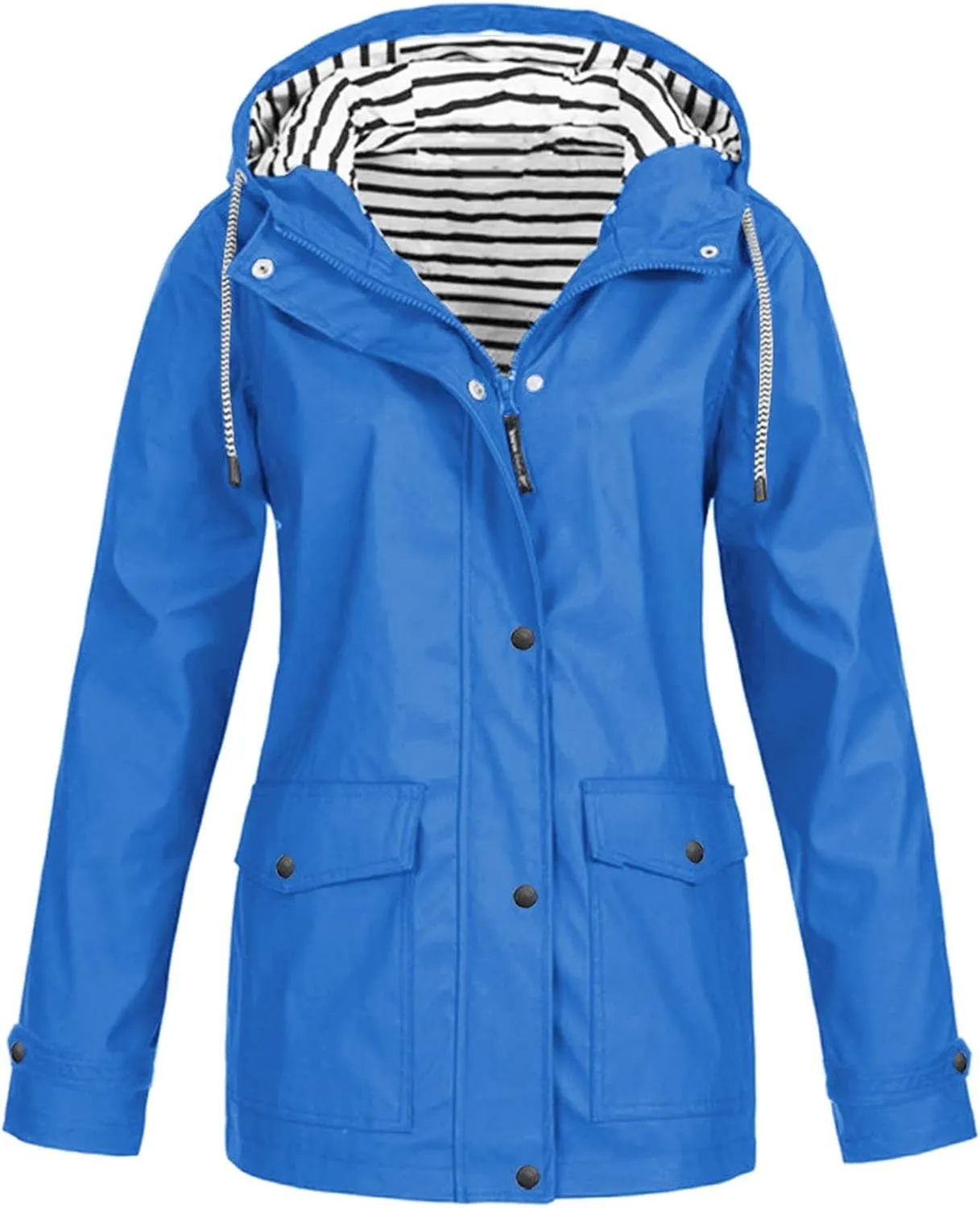 Womens Light Weight Rain Coats Raincoat Dressy Outdoor 2025 Fall Overcoat Windbreaker Jacket with Hood